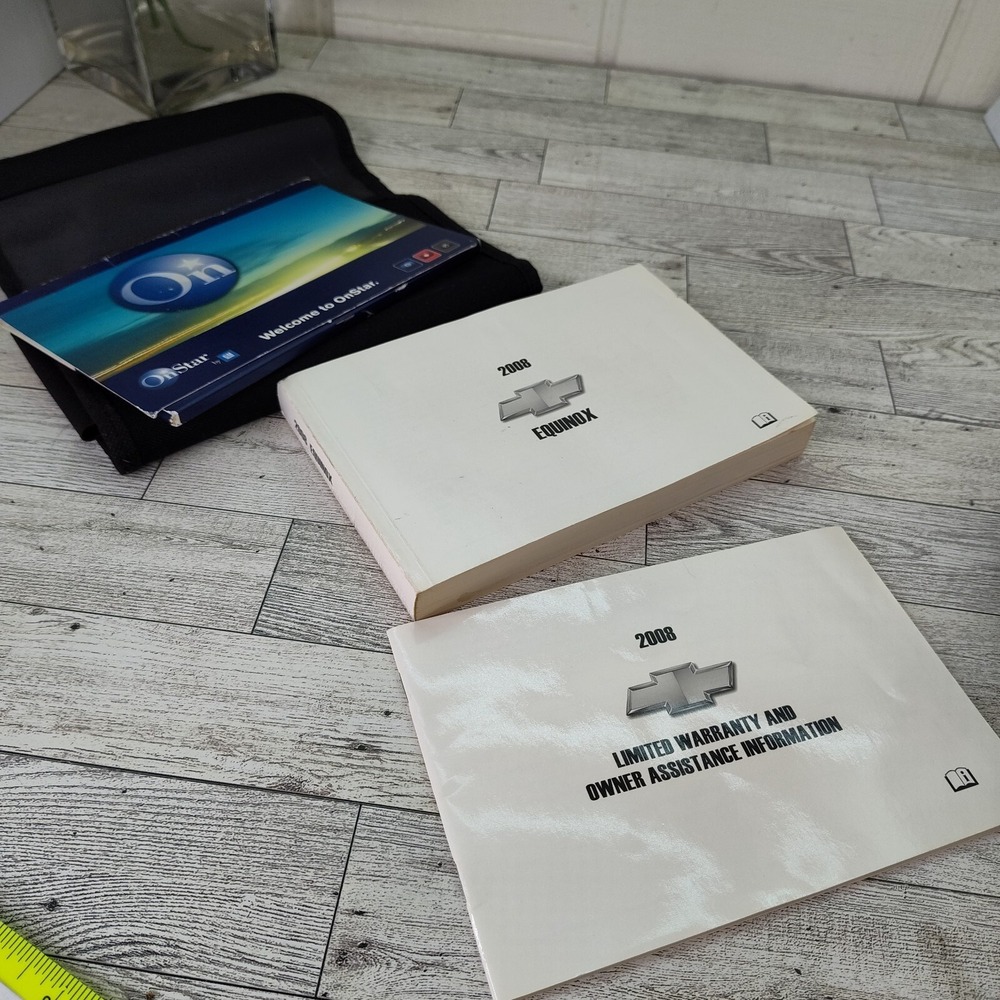 2008 Chevy Equinox Owners Manual w/ Canvas Case - Operators User Guide OEM